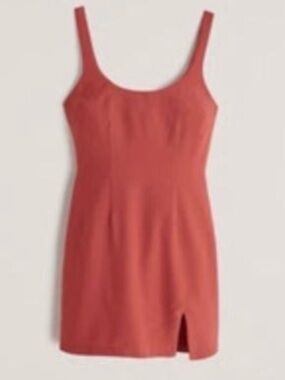 Coral Abercrombie & Fitch mini summer dress XS
